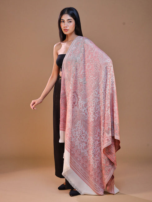 Women's Jamawar Wool Shawl